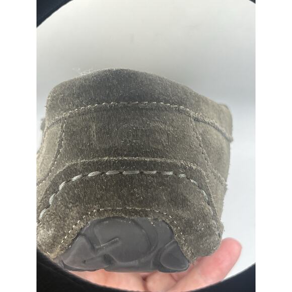 UGG Australia 5775 Ascot Brown Suede Sheepskin Mocs Slippers Shoes Size 10 - Picture 6 of 11